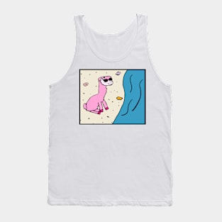 Dodie the Llama at the Beach Tank Top